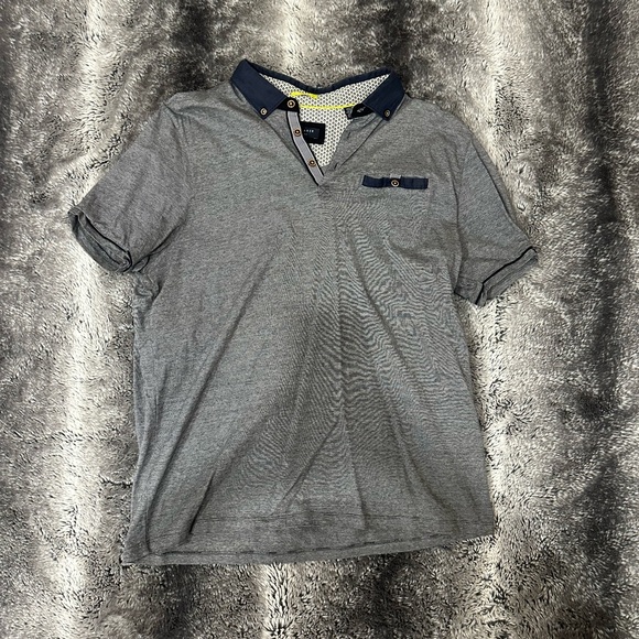 10 Ted Baker Polo Collared Dress Shirts Bundle - Picture 6 of 13